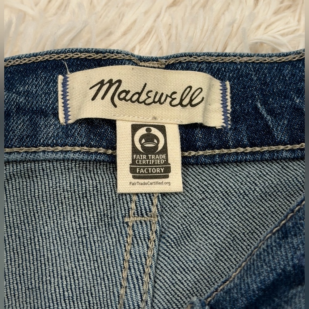 Madewell The Perfect Vintage Wide-Leg Jeans 29 Clemens Wash High Rise Button Fly - Picture 9 of 11